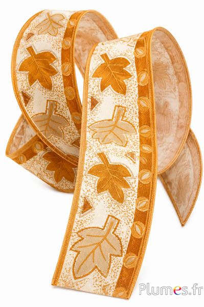 Herbstband - Breite 40 mm - karamell